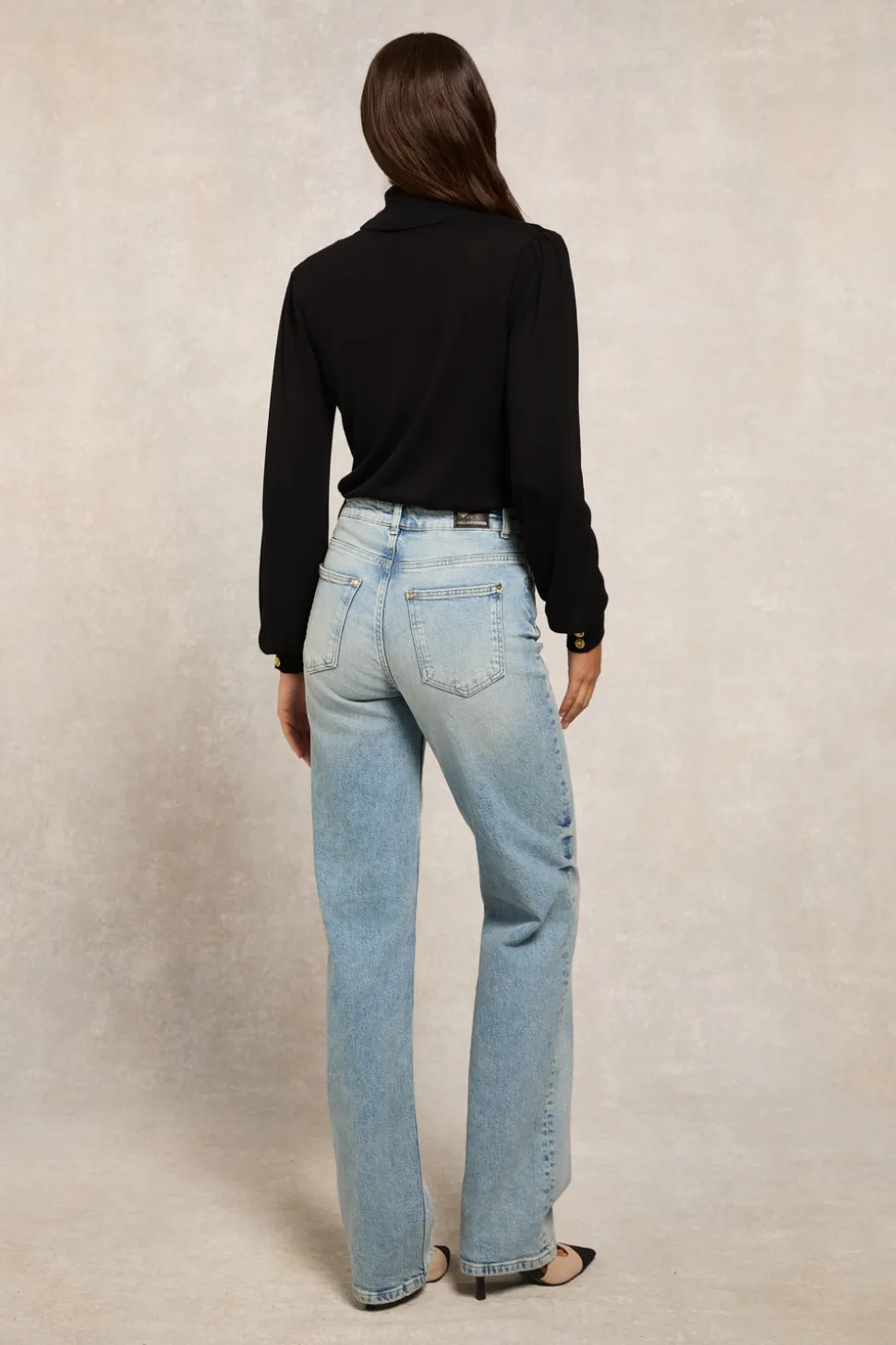 Structured Kelsie Roll Neck Knit