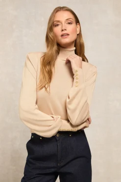 Structured Kelsie Roll Neck Knit