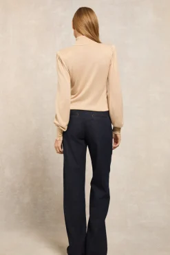 Structured Kelsie Roll Neck Knit