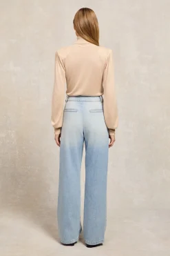 Tailored Wide Leg Jean