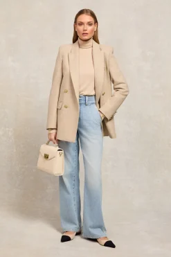 Tailored Wide Leg Jean