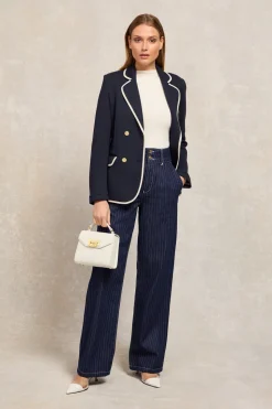 Tailored Wide Leg Jean