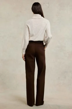 Tailored Wide Leg Jean
