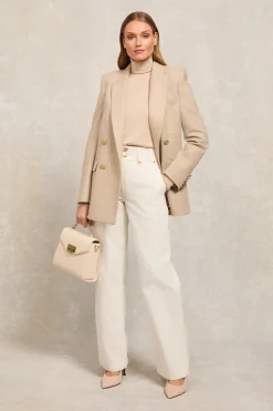 Tailored Wide Leg Jean