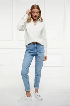 Tori Quarter Zip Knit