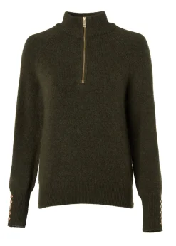 Tori Quarter Zip Knit