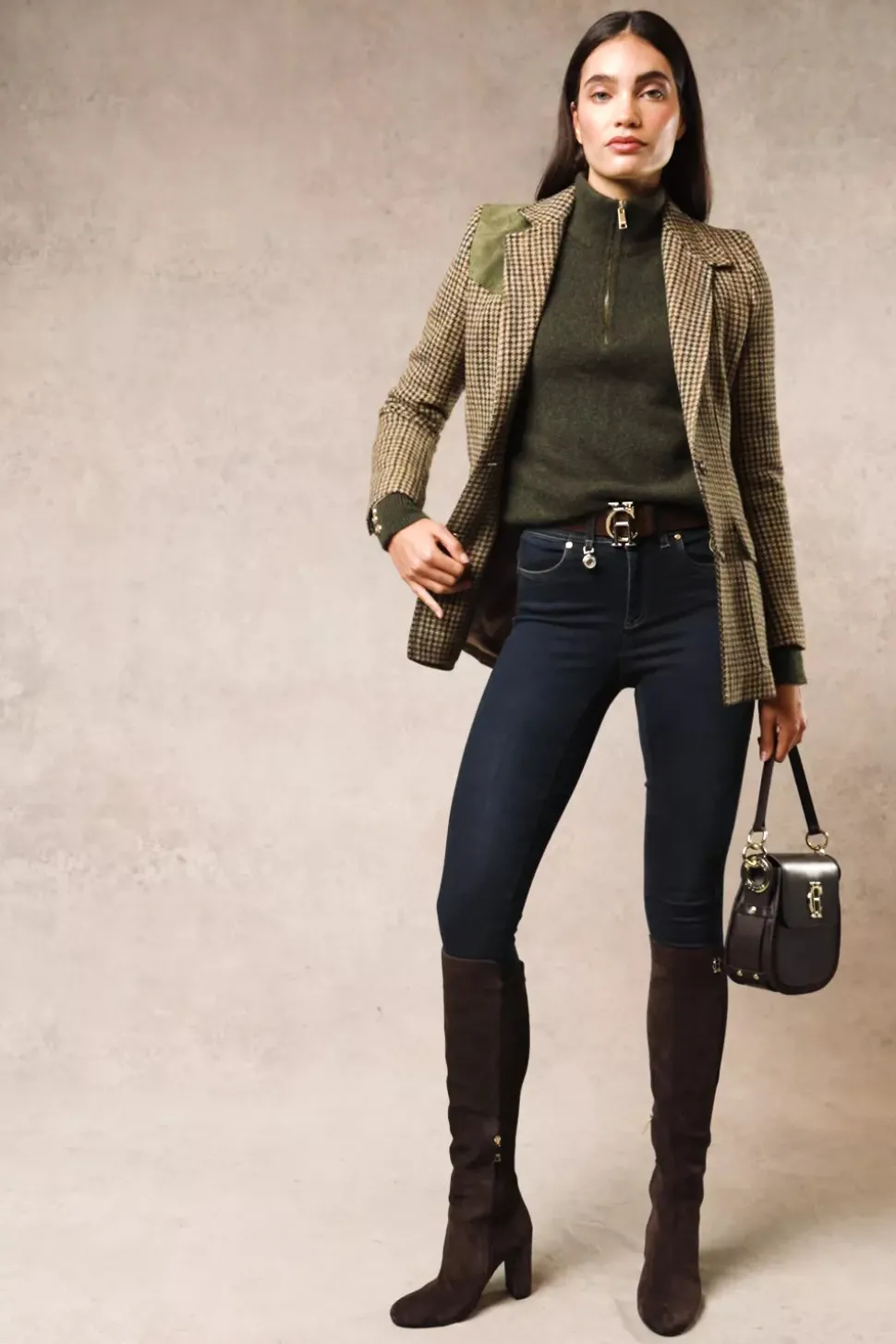Tori Quarter Zip Knit