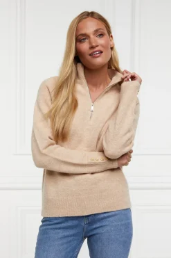 Tori Quarter Zip Knit