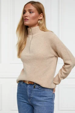 Tori Quarter Zip Knit
