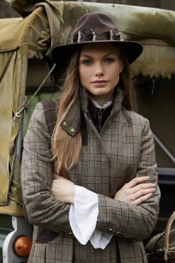 Trilby Hat Iridescent Feather Band