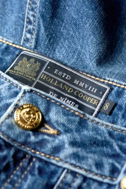 Utility Denim Shorts