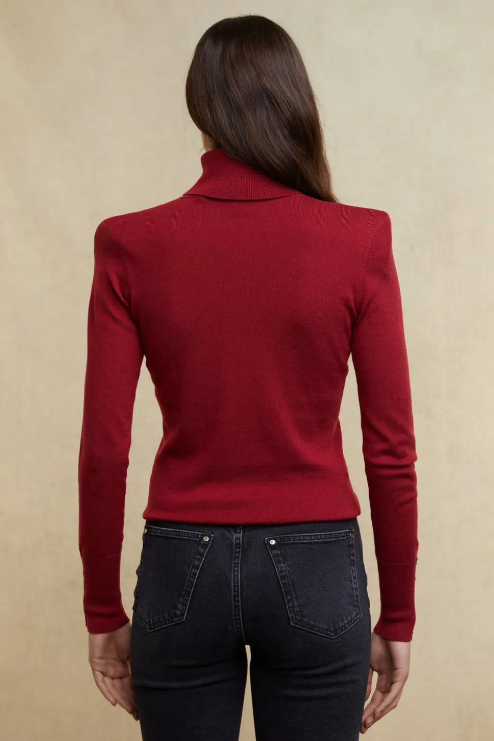 Victoria Cashmere Roll Neck