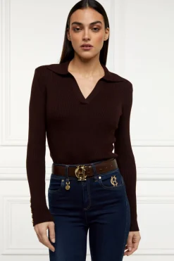 V-Neck Rib Top