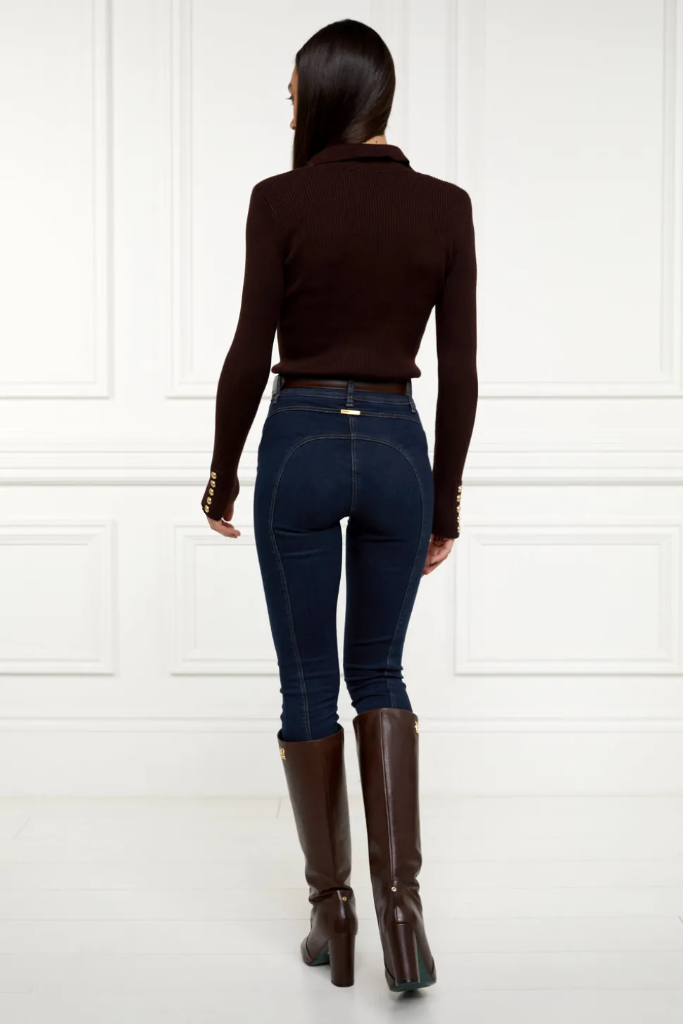 V-Neck Rib Top
