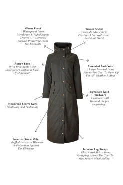 Wax Longline Field Coat